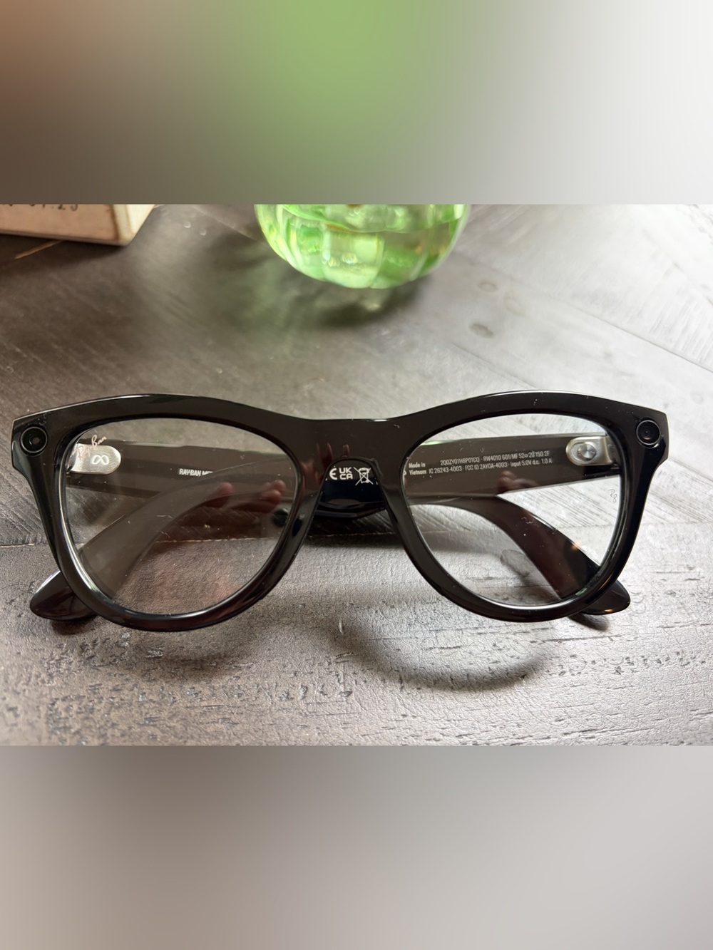 Ray-Ban Meta Shiny Black Skyler Glasses (Gen 1)